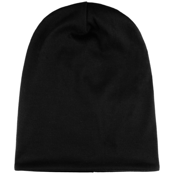 Bonnet Long Et Oversized - 2 En 1- Bicolore Et Réversible Black