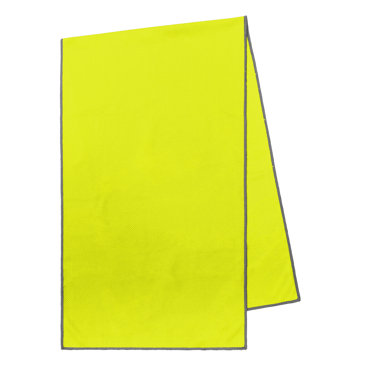 Serviette De Sport Rafraîchissante - Personnalisable En Broderie Fluorescent Yellow