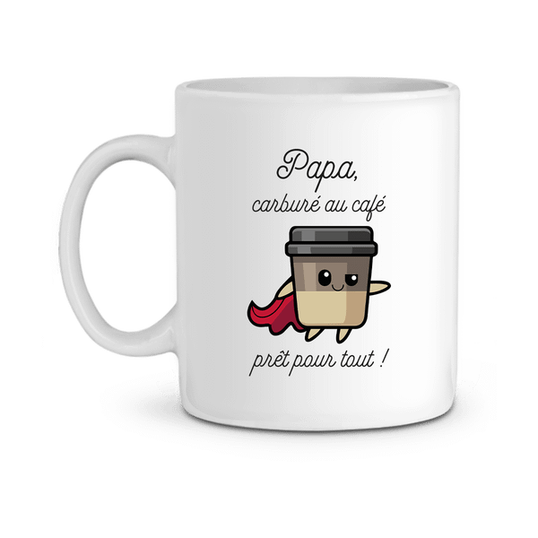 Mug De Noël Avec Motif Papa Carburé Au Café
