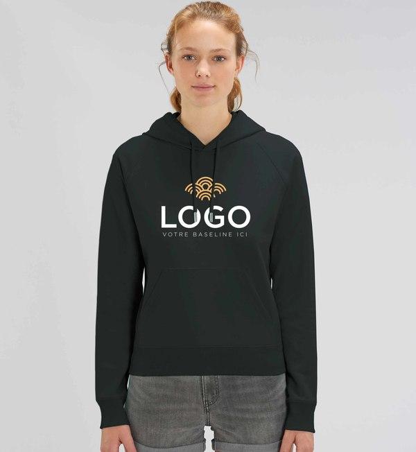 Sweat À Capuche Femme | Molleton Non Gratté | Broderie Et Impression