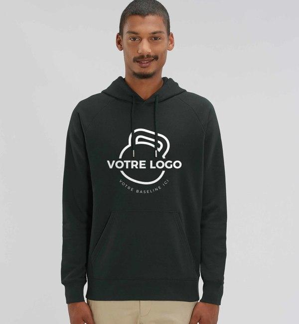 Sweat À Capuche Homme | Molleton Non Brossé | Broderie Et Impression