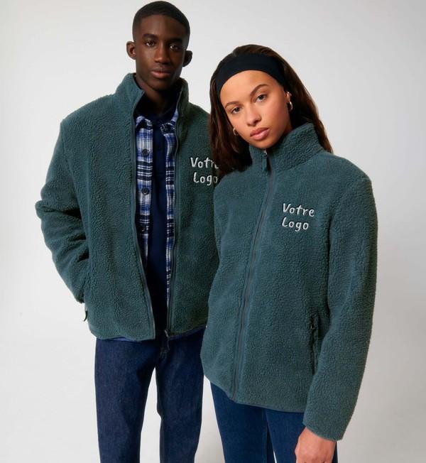 Veste Sherpa Polaire Unisexe Outsider À Personnaliser En Broderie