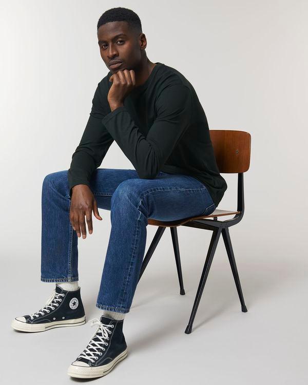 Tee-Shirt Homme Manches Longues | 100% Coton Bio | Stanley Shuffler