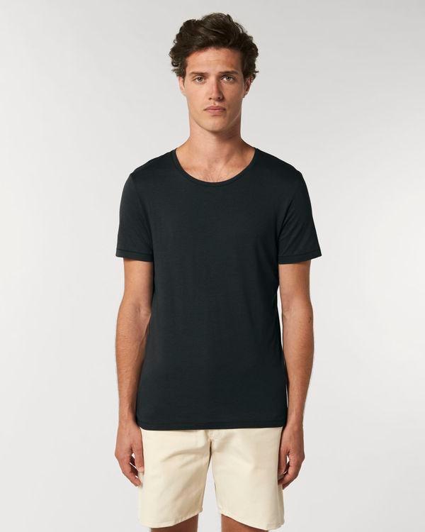 Camiseta Para Hombre Fluida Y De Tendencia Personalizada En Bordado O Estampado Stanley Enjoys Modal