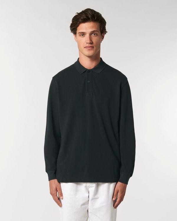 Polo Homme Manches Longues | 100% Coton Bio | Stanley Dedicator Long Sleeve