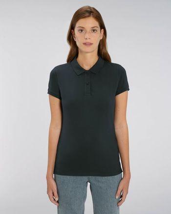 Damen-Polo aus Bio-Baumwolle | Stickerei und Druck | Piqué-Strick