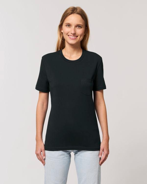 T-Shirt Mit Tasche | Unisex Schnitt | Bio-Baumwolle