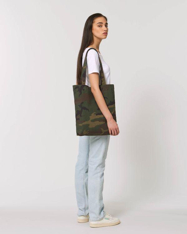 Bolsa De Tela Camuflaje Aop Algodón Orgánico Stanley Stella