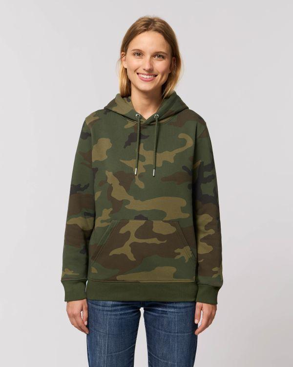 Sweat À Capuche Camoufalge | Unisexe - Coton Bio | Stanley Stella