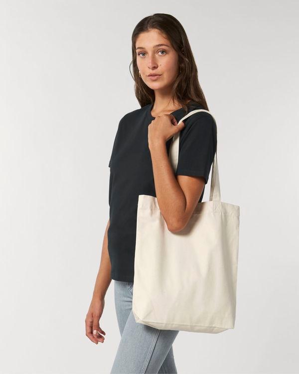 Customizable Stanley Stella Organic Canvas Tote Bag Natural