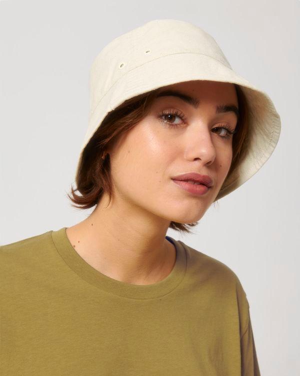 Chapeau Bob En Toile Stanley Stella Bucket Hat | 100% Coton Bio Natural