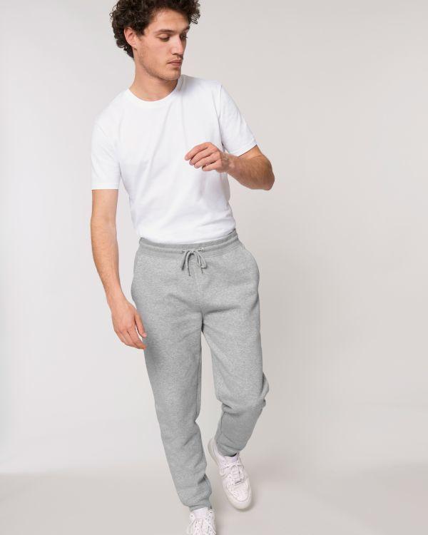 Pantalón Jogging Algodón Orgánico  Hombre Stanley Mover Heather Grey