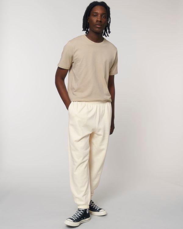 Pantalon De Jogging Unisexe Décontracté Stanley Stella Decker Wave Terry | Personnalisable En Broderie Et Impression Flex Natural Raw