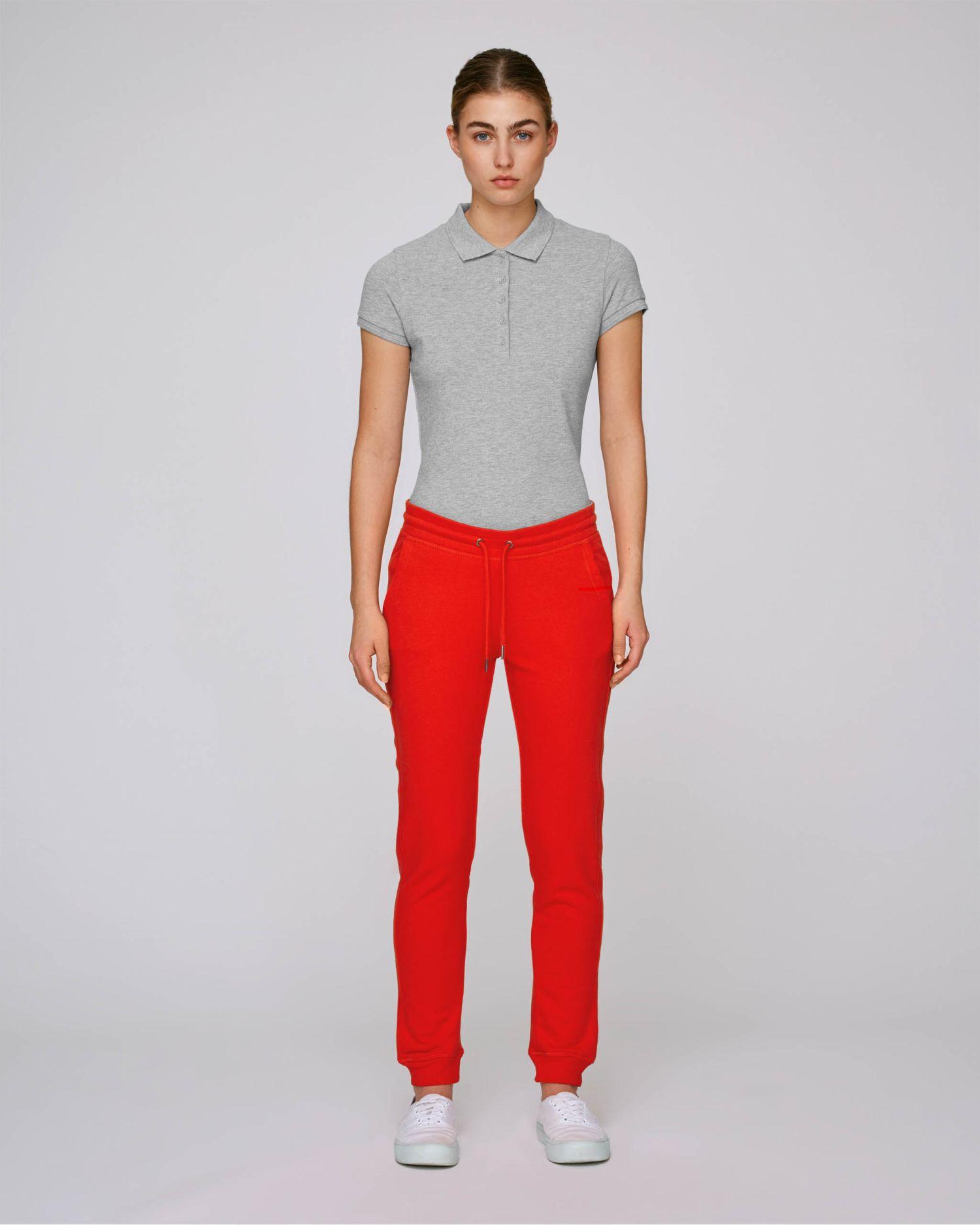 Pantalon De Jogging En Coton Pour Femme Personnalisable Bright Red