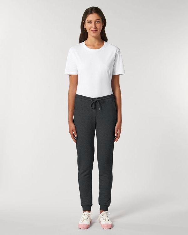 Pantalon De Jogging En Coton Pour Femme Personnalisable Dark Heather Grey