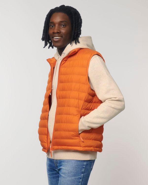 picto Bodywarmer Pour Homme Stanley Climber À Personnaliser En Broderie Flame Orange