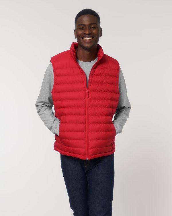 picto Bodywarmer Pour Homme Stanley Climber À Personnaliser En Broderie Red