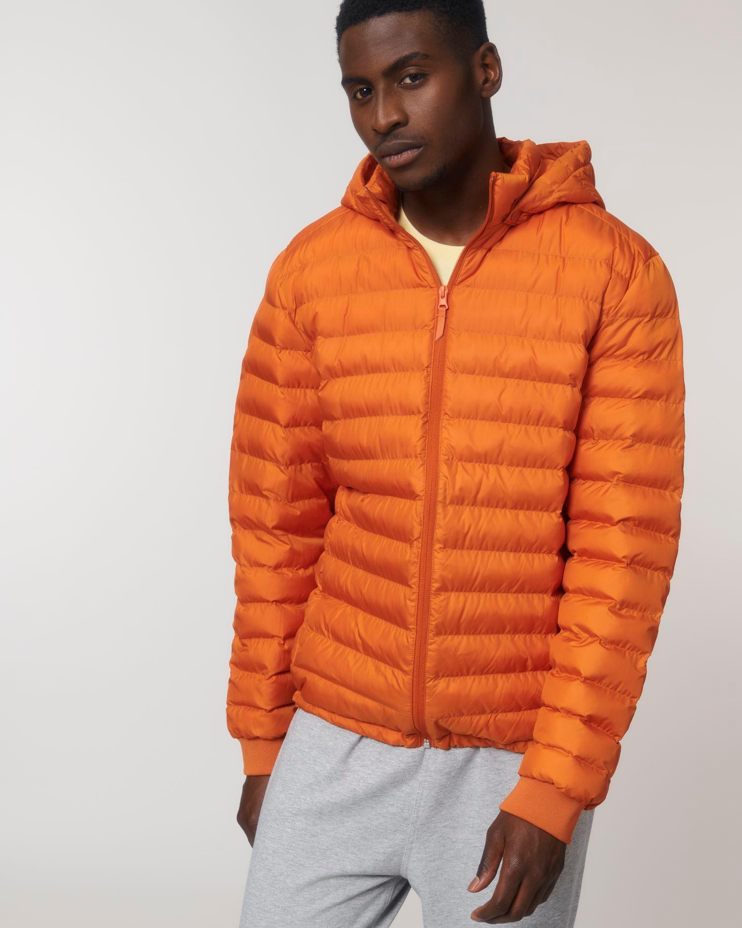 Veste Matelassée Pour Homme Stanley Voyager À Personnaliser En Broderie Flame Orange