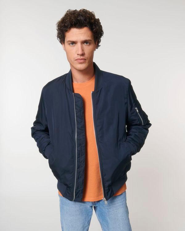 Veste Bomber Unisexe Bomber À Personnaliser En Broderie French Navy