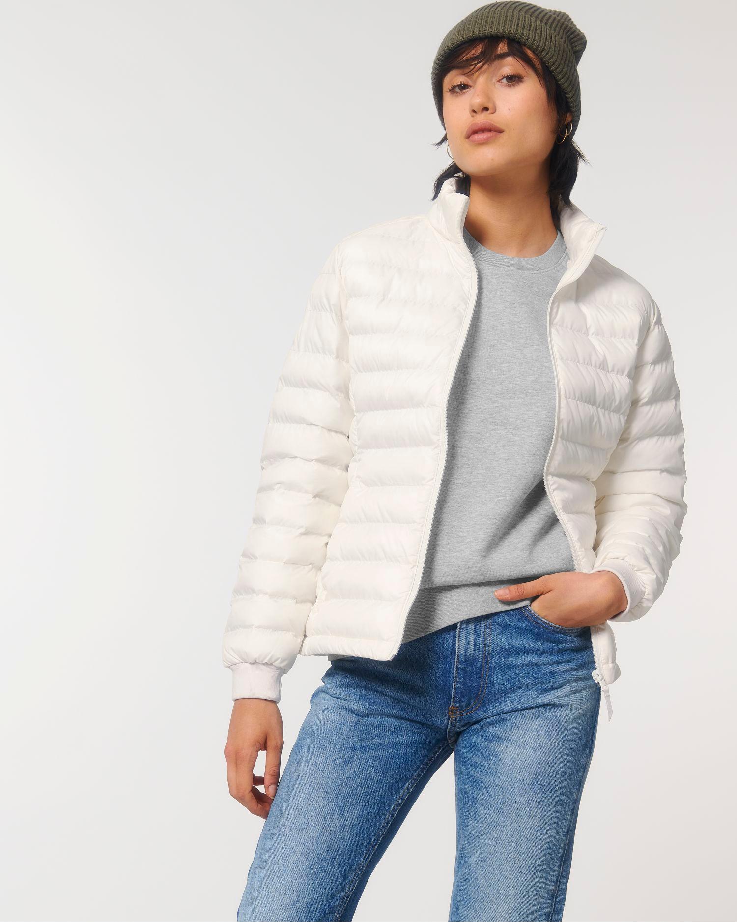 Veste Matelassée Pour Femme Stella Voyager À Personnaliser En Broderie Off White