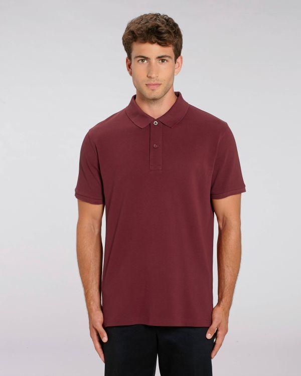 Polo Stanley Dedicator - Coton bio Stanley - STPM563 Burgundy
