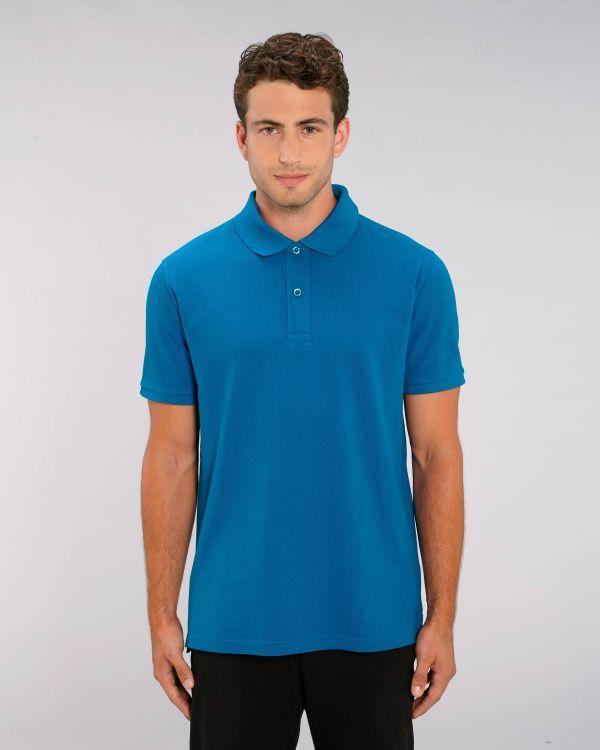 Polo Hombre Algodón Orgánico Stanley Dedicator Royal Blue