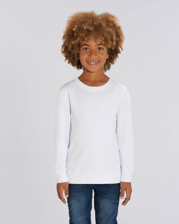 Sweat Enfant | Coupe Normale | 85% Coton Bio | Broderie Et Impression