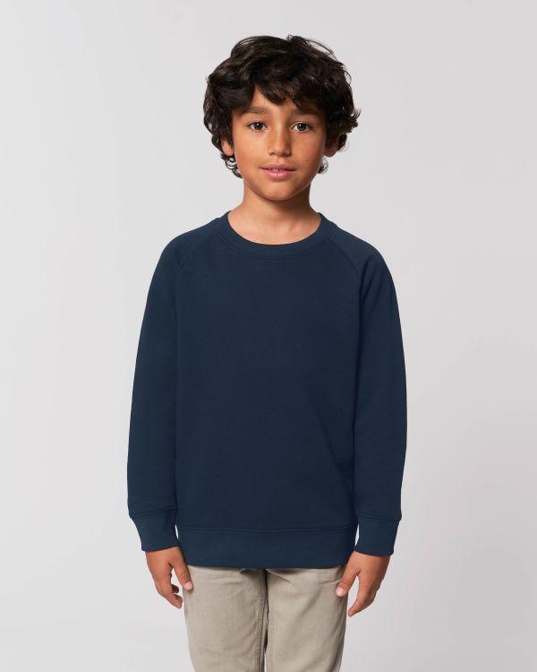 Sweat Col Rond Enfant | Coton Bio - Stanley Mini Scouter French Navy