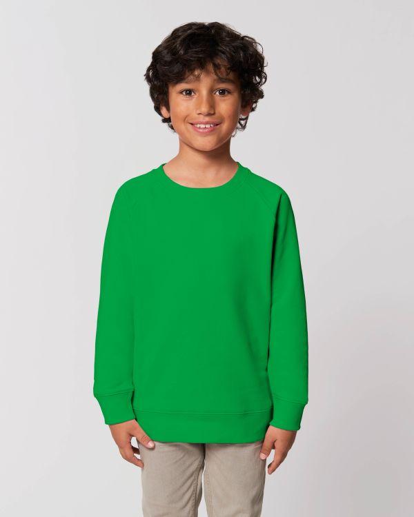 Sweat Col Rond Enfant | Coton Bio - Stanley Mini Scouter Fresh Green