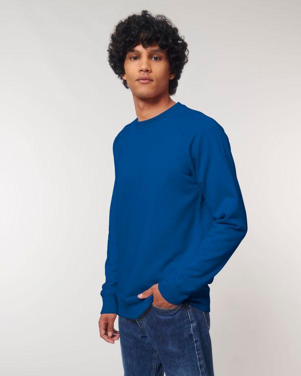 Sweat Col Rond Homme | Broderie Et Impression Majorelle Blue