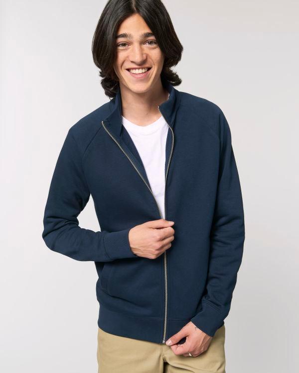 Sweat-Shirt Zippé Unisexe | Broderie Et Impression French Navy
