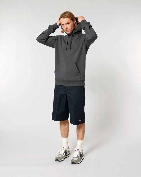picto Sweatshirt À Capuche Unisexe Stanley Stella Drummer 2.0 Personnalisable Anthracite