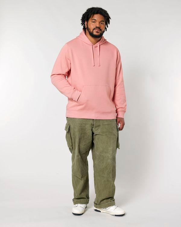 picto Sweatshirt À Capuche Unisexe Stanley Stella Drummer 2.0 Personnalisable Canyon Pink