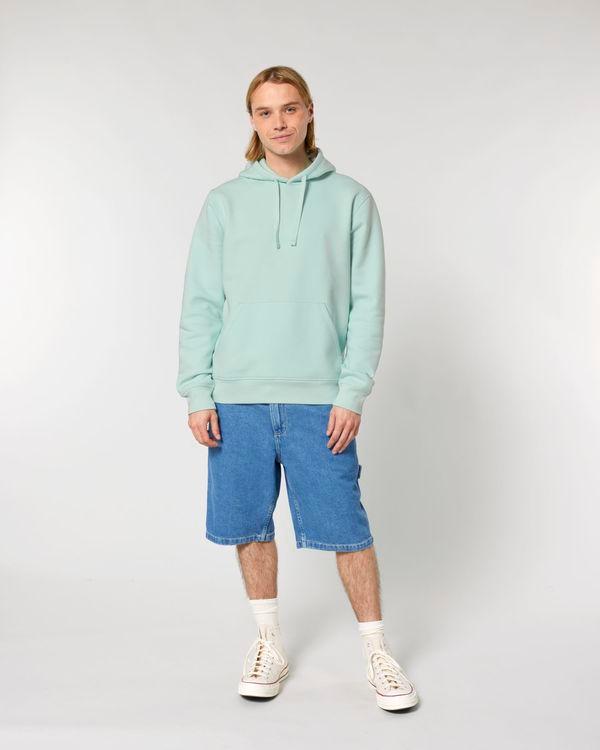 picto Sweatshirt À Capuche Unisexe Stanley Stella Drummer 2.0 Personnalisable Caribbean Blue