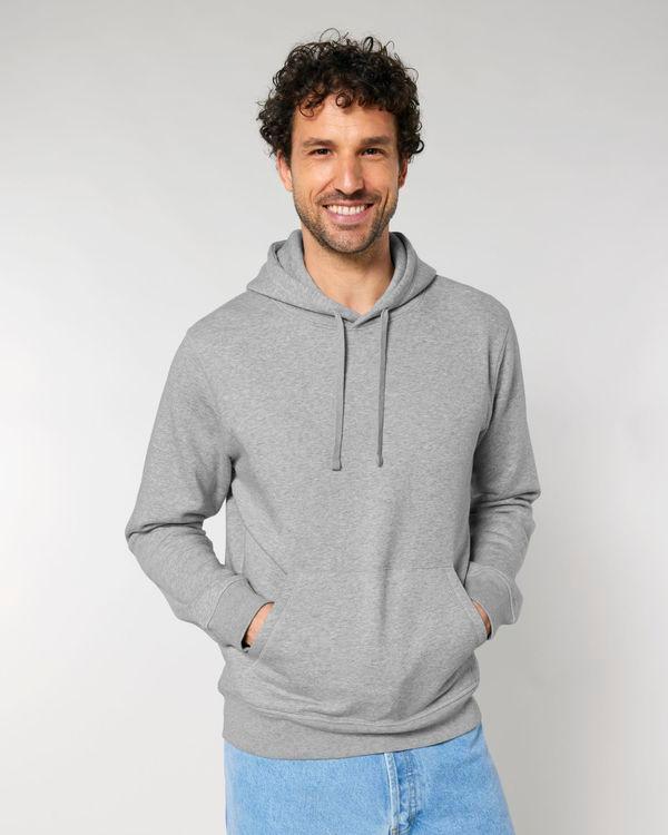 picto Sweatshirt À Capuche Unisexe Stanley Stella Drummer 2.0 Personnalisable Heather Grey