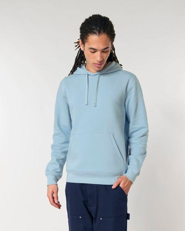 picto Sweatshirt À Capuche Unisexe Stanley Stella Drummer 2.0 Personnalisable Sky blue
