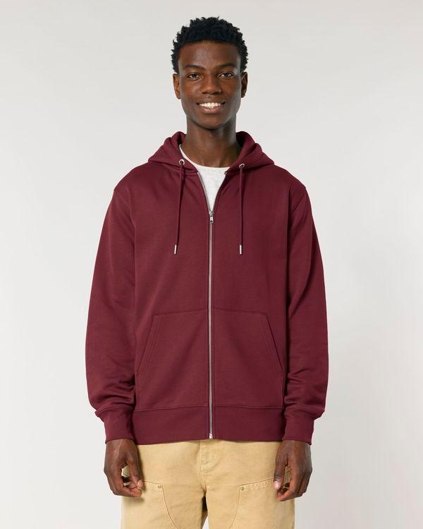 Sweatshirt Zippé Cultivator 2.0 Burgundy