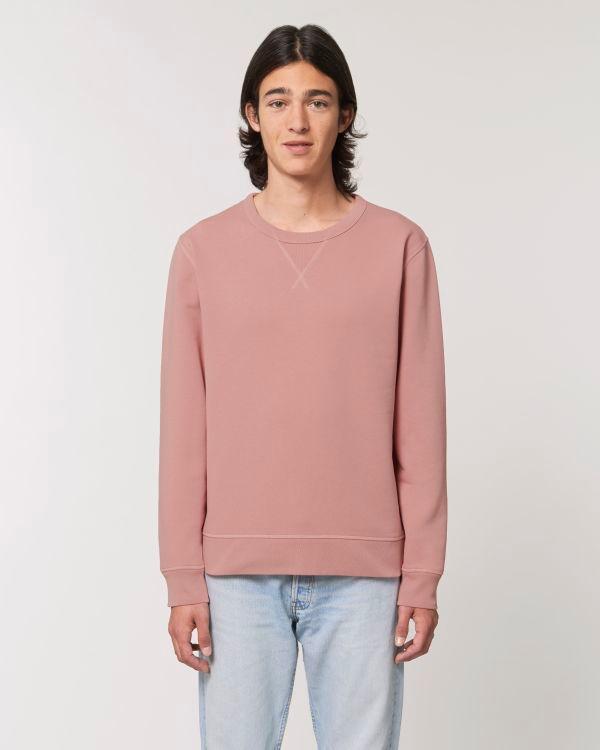 Sweat Teinté Stanley Vintage | Coupe Unisexe | Coton Bio G. Dyed Canyon Pink