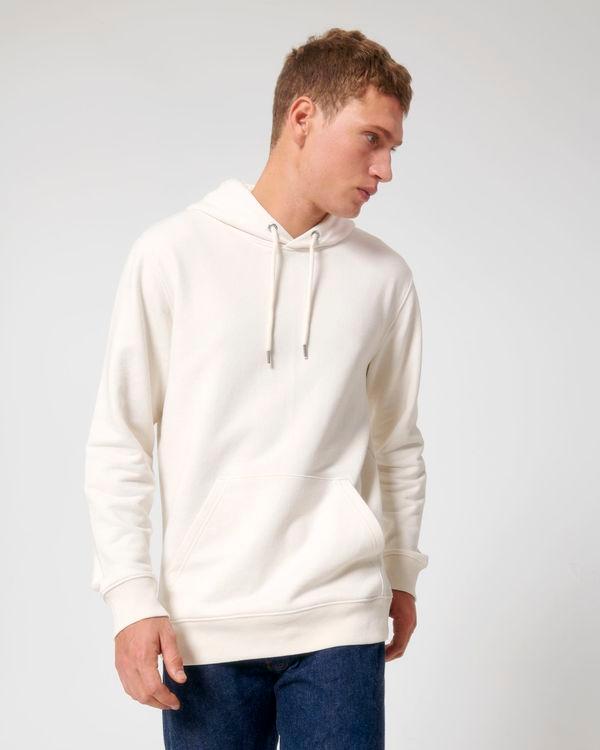 Recyceltes Unisex-Hoodie-Sweatshirt Aus Recyceltem Material Stanley Stella Re-Cruiser RE-White