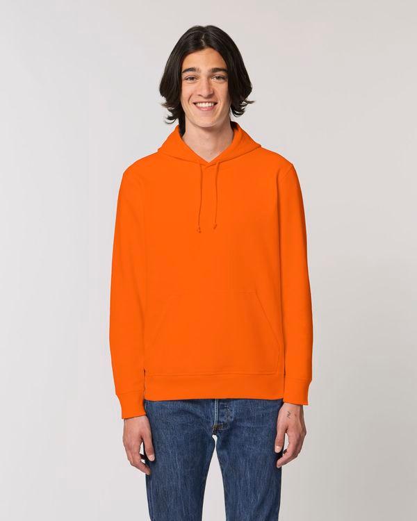 Unisex-Kapuzenpullover | Stanley Drummer | Stickerei Und Druck Bright Orange