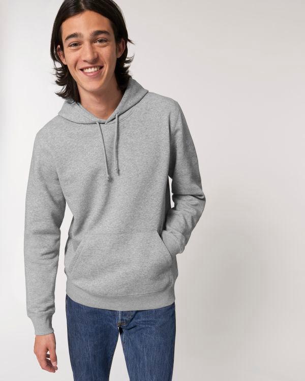 Sweat-Shirt À Capuche Unisexe | Stanley Drummer | Broderie Et Impression  Heather Grey