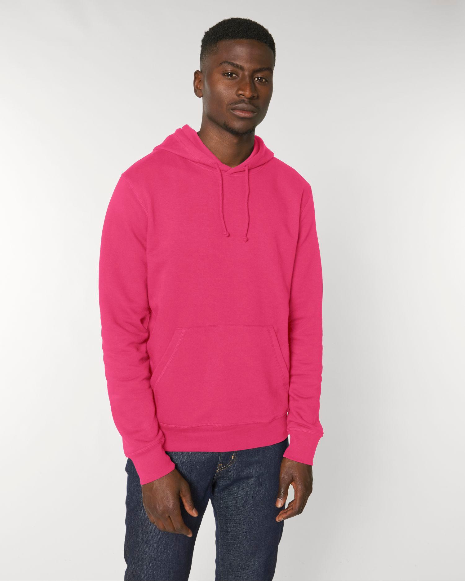 Sweat-Shirt À Capuche Unisexe | Stanley Drummer | Broderie Et Impression  Raspberry