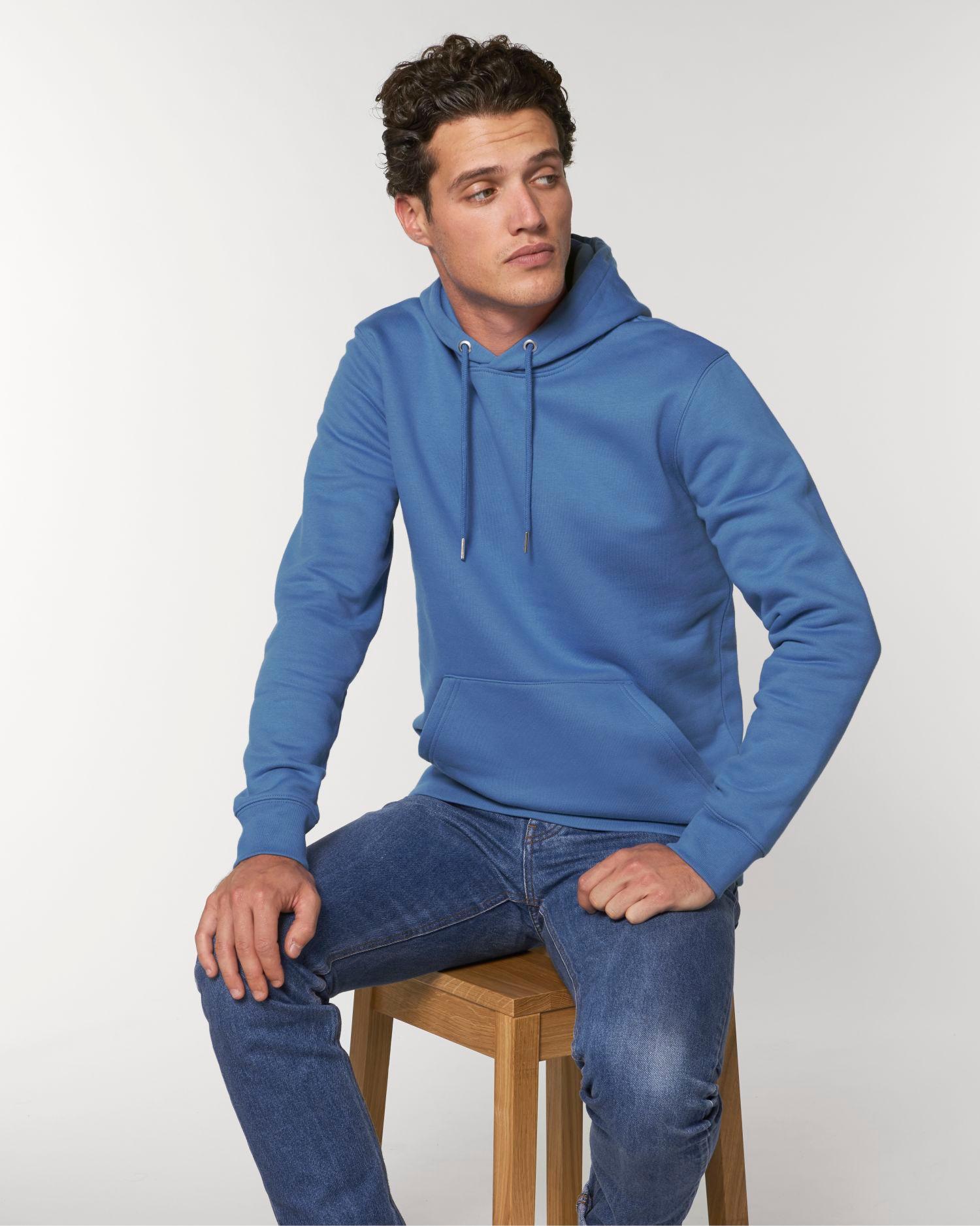 Cruiser Sweatshirt Stsu822 | 350G Bio-Baumwolle Und Recyceltes Polyester | Stickerei Und Druck Bright Blue