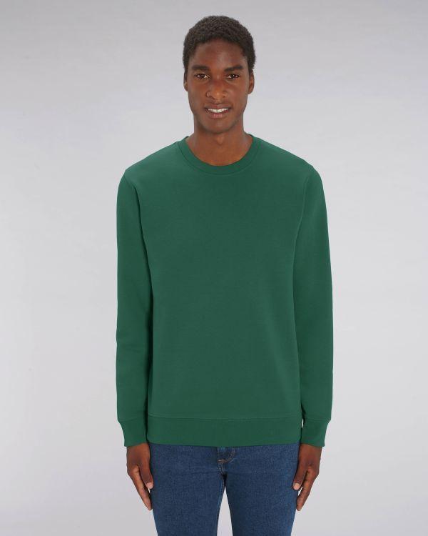 Basic Unisex-Sweatshirt | Weicher Und Flauschiger Angerauter Molton | Stanley Stella Bottle Green