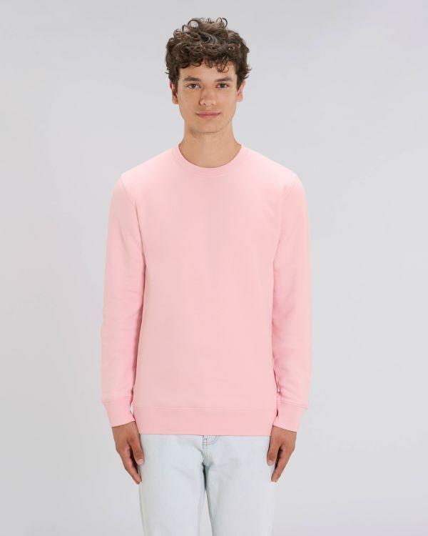 Basic Unisex-Sweatshirt | Weicher Und Flauschiger Angerauter Molton | Stanley Stella Cotton Pink