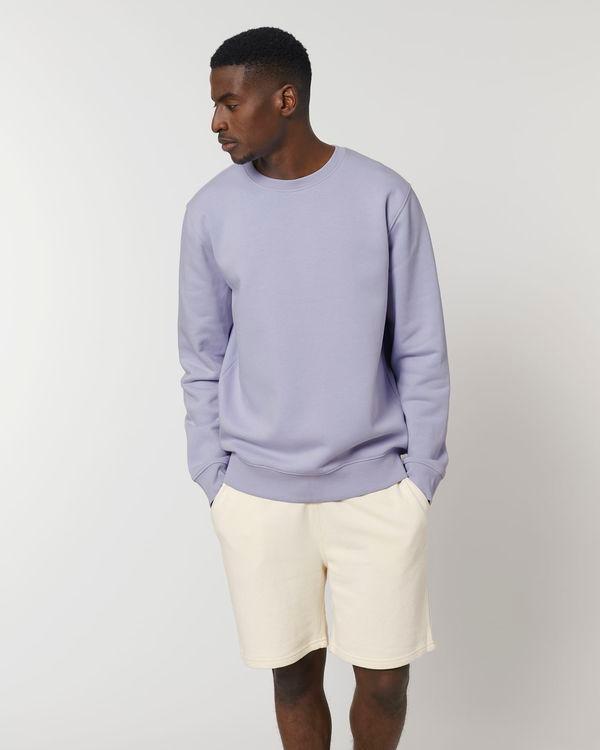 Basic Unisex-Sweatshirt | Weicher Und Flauschiger Angerauter Molton | Stanley Stella Lavender