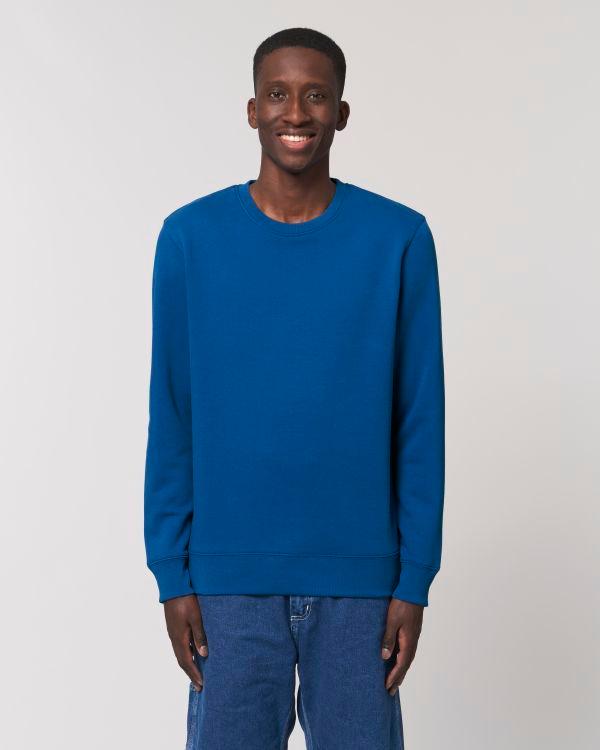 Basic Unisex-Sweatshirt | Weicher Und Flauschiger Angerauter Molton | Stanley Stella Majorelle Blue