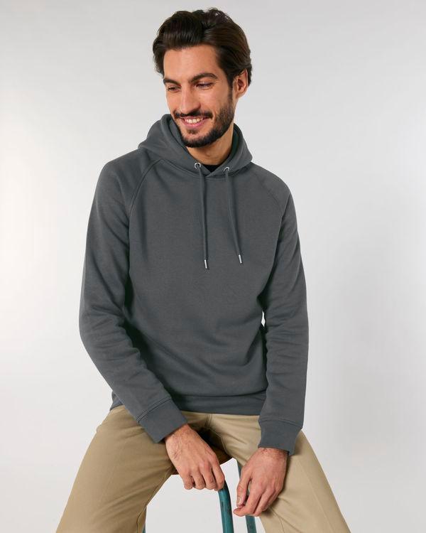 Sweat-Shirt Unisexe | Poches Latérales | Coton Bio  Anthracite