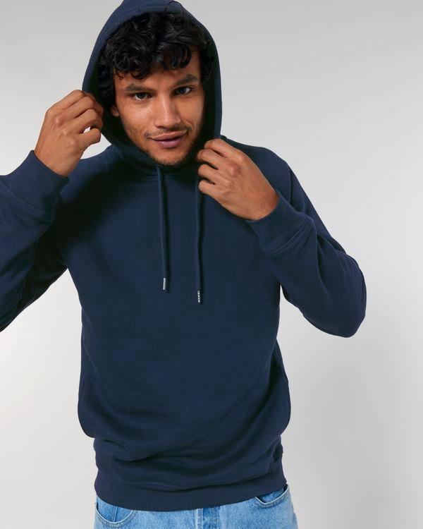 Sweat-Shirt Unisexe | Poches Latérales | Coton Bio  French Navy