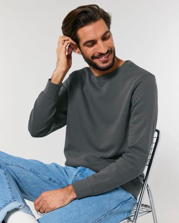 Sweatshirt À Col Rond Unisexe Stanley Roller | Personnalisable En Impression Broderie Et Flex | Tunetoo Anthracite